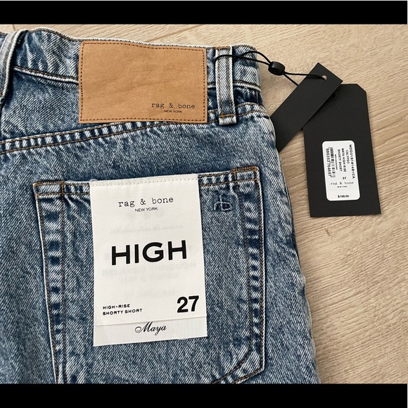 Rag & Bone High-rise Jean Shorts - Picture 8 of 9